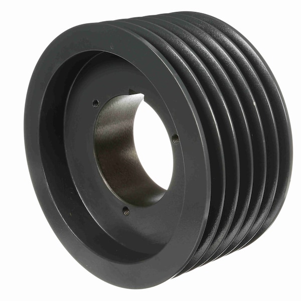6 Groove Cast Iron Bushed Bore Multiple Sheave, 6R5V92